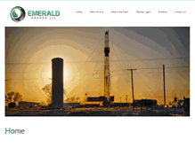 Tablet Screenshot of emeraldenergyllc.com